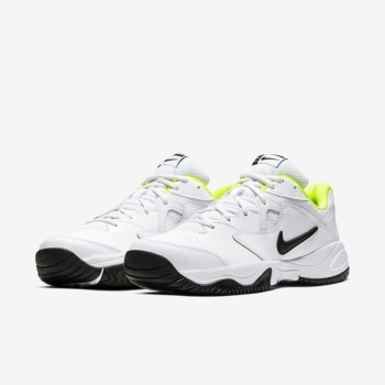 Nike Court Lite 2 - Férfi Teniszcipő - Fehér/Fekete